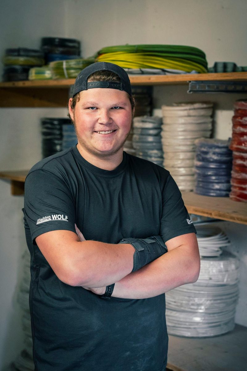 Louis Layer, Azubi, Elektroniker für Energie- und Gebäudetechnik bei Elektro Wolf
